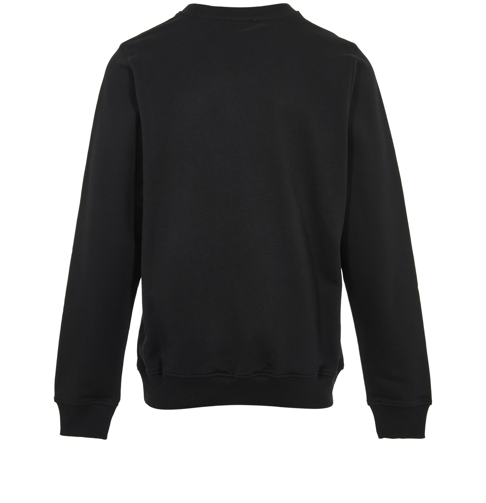 Casablanca Casa Crest Embroidered Jumper, &pound;150, Clothing, Black, Cotton, Back view