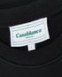 Casablanca Casa Crest Embroidered Jumper, &pound;150, Clothing, Black, Cotton, Other view
