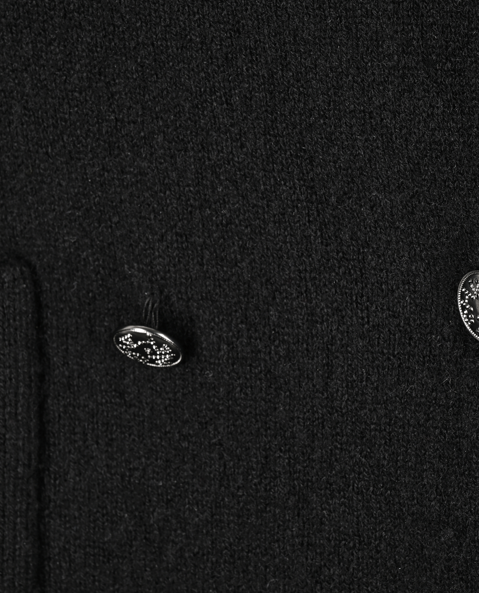 Chanel Double Breasted Cardigan, &pound;1,200, Clothing, Black, Cashmere, Other view