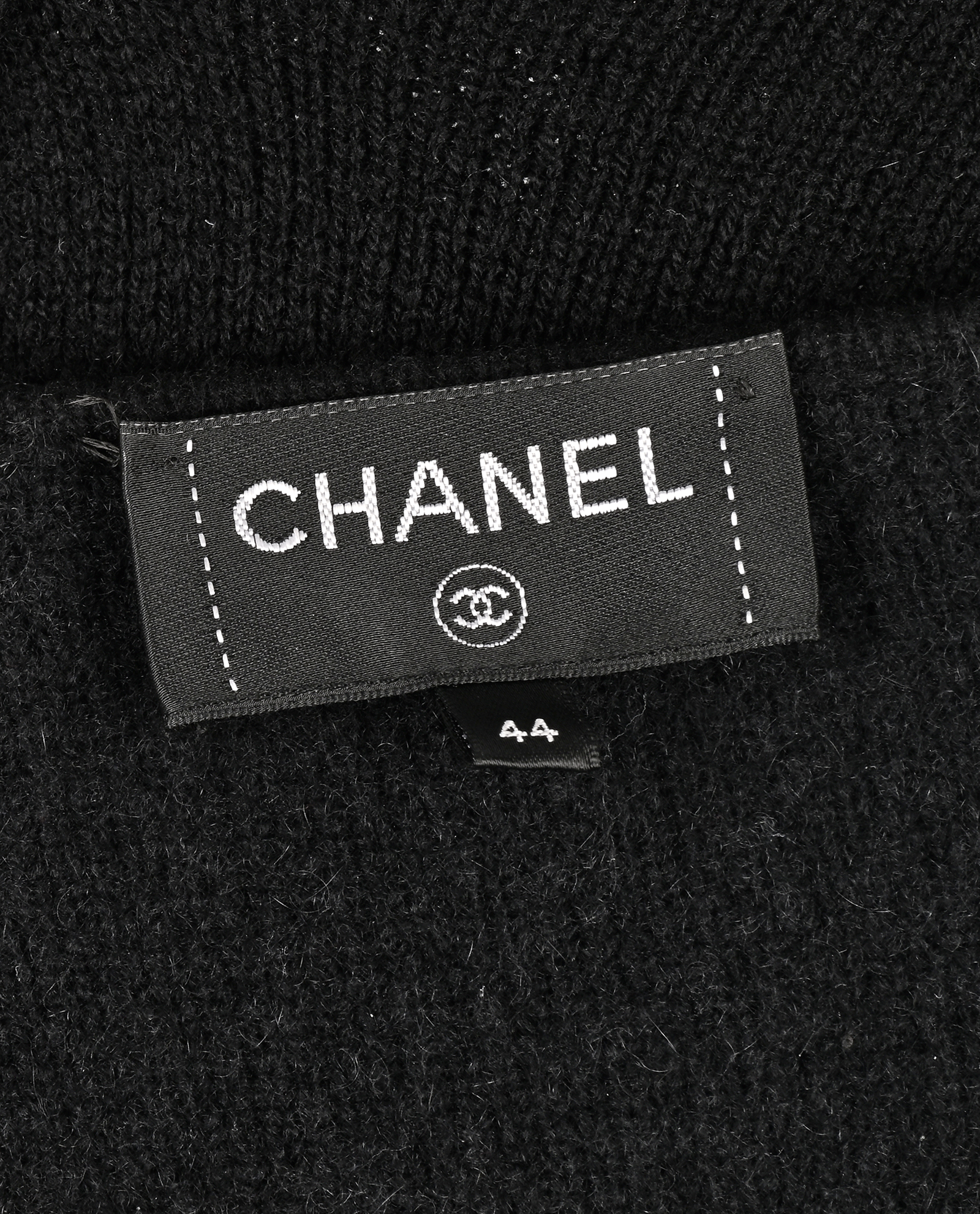 Chanel Double Breasted Cardigan, &pound;1,200, Clothing, Black, Cashmere, Other view