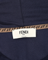 Fendi Logo Crop Hoodie, £250, Clothing, Blue, Cotton, Other view