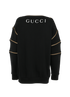 Gucci Zipper details Jumper, £210, Clothing, Black, Cotton, Back view