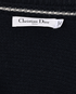 Christian Dior Logo Short Sleeve Jumper, £650, Clothing, Navy, Cashmere/Wool, Other view