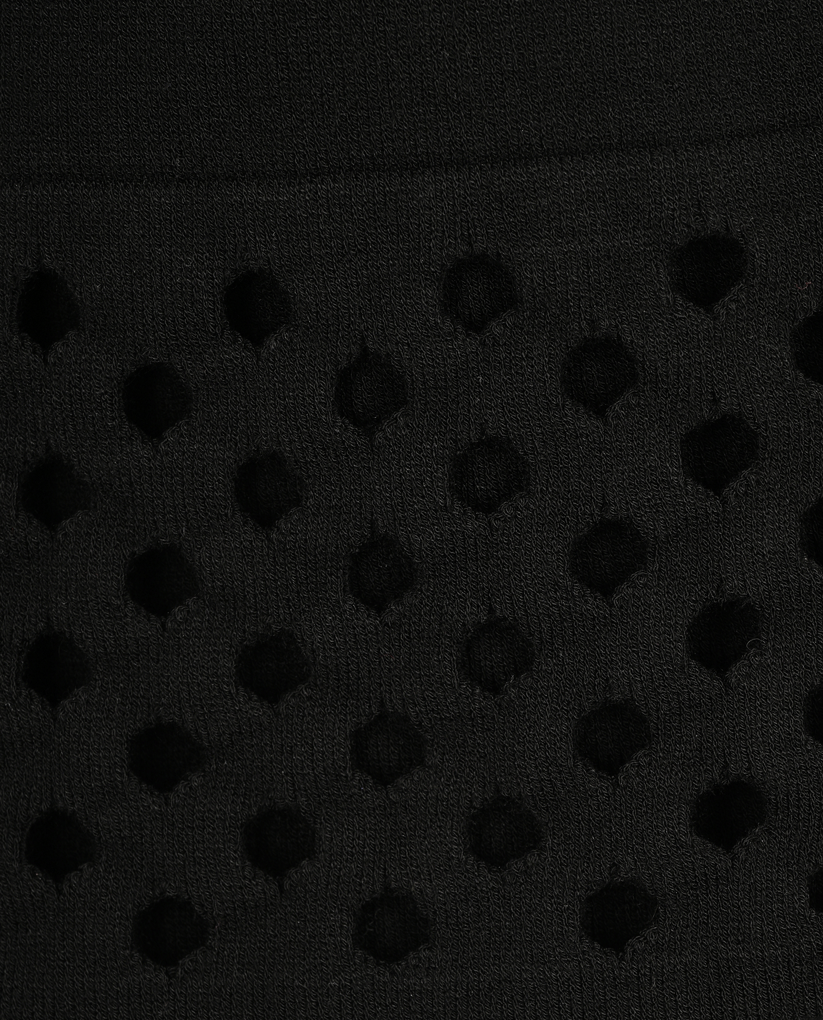 Fendi Perforated Cuffs Cardigan, &pound;230, Clothing, Black, Polyester (Polymer)/Viscose, Other view