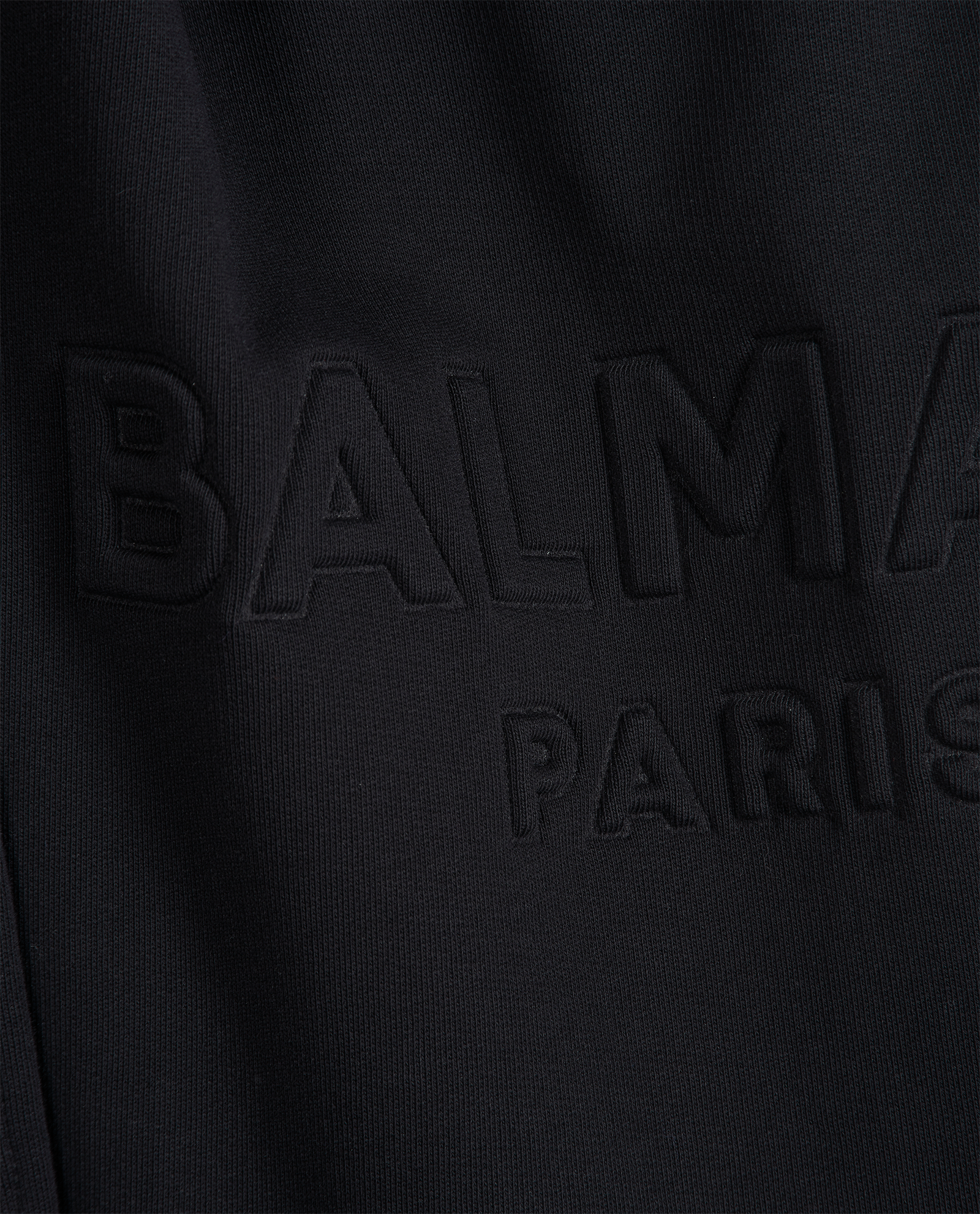 Balmain Embossed Logo Sweatshirt, &pound;250, Clothing, Black, Cotton, Other view