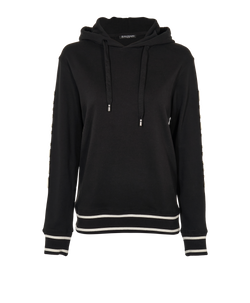 Balmain 3D Logo Hoodie, Cotton, Black, Sz S, 2*