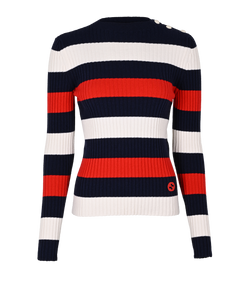 Gucci Knit Jumper, Wool, Red/White/Blue, UK8, 3*