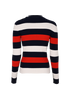 Gucci Knit Jumper, £350, Clothing, Blue/Red/White, Wool, Back view