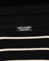 Saint Laurent Saint James Striped Cropped Jumper, £295, Clothing, Black/White, Wool, Other view