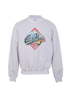 Casablanca Casa Way World Series Sweatshirt, &pound;250, Clothing, Grey, Cotton, Front view