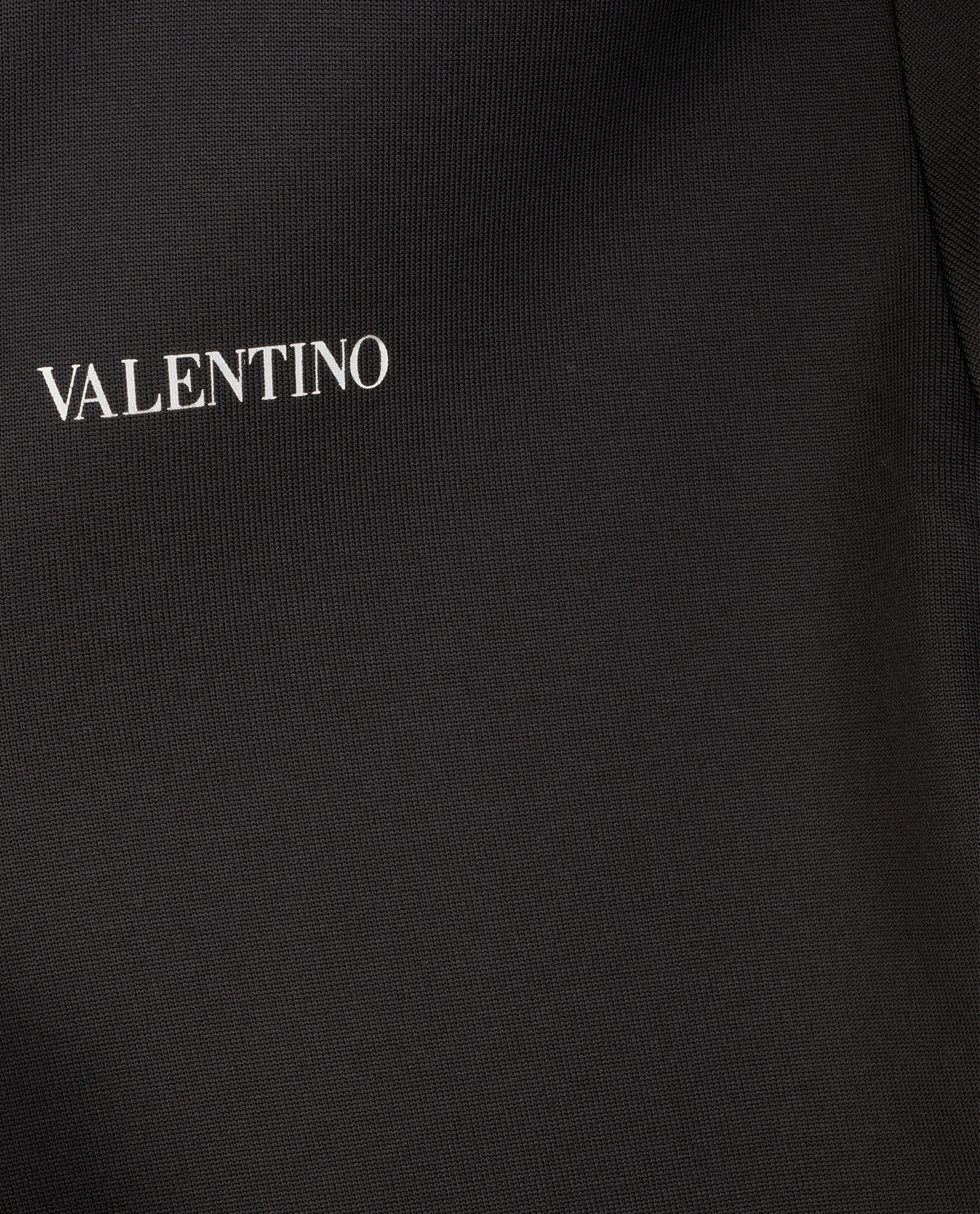Valentino Logo Tracksuit Jacket, &pound;250, Clothing, Black, Cotton/Polyester (Polymer), Other view