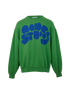 Acne Studio Bubble Logo Sweatshirt, &pound;210, Clothing, Green, Cotton, Front view