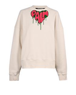 Palm Angles Sweatshirts, Cotton, Cream, Sz S, 3*