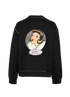 Prada Comic-Strip Print Jumper, &pound;175, Clothing, Black, Cotton/Polyester (Polymer), Back view