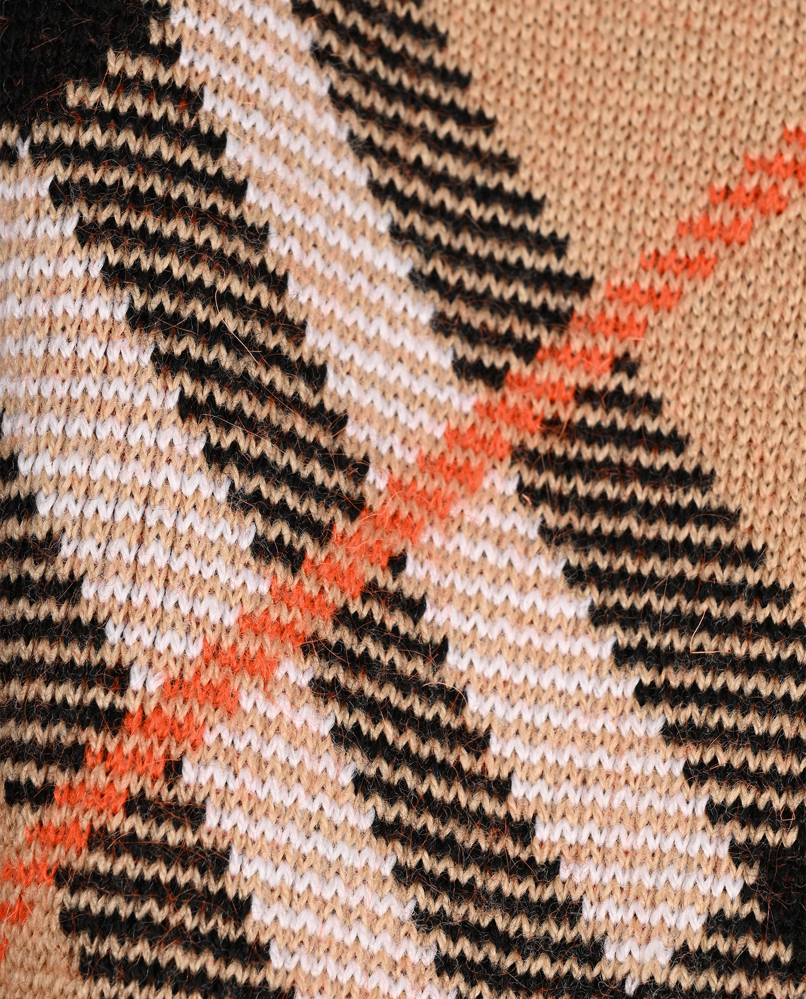 Burberry Check Jumper, &pound;350, Clothing, Beige, Mohair/Polyester Mix/Wool, Other view