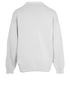 Balenciaga Double D Knit Crewneck, &pound;220, Clothing, Grey, Cotton, Back view