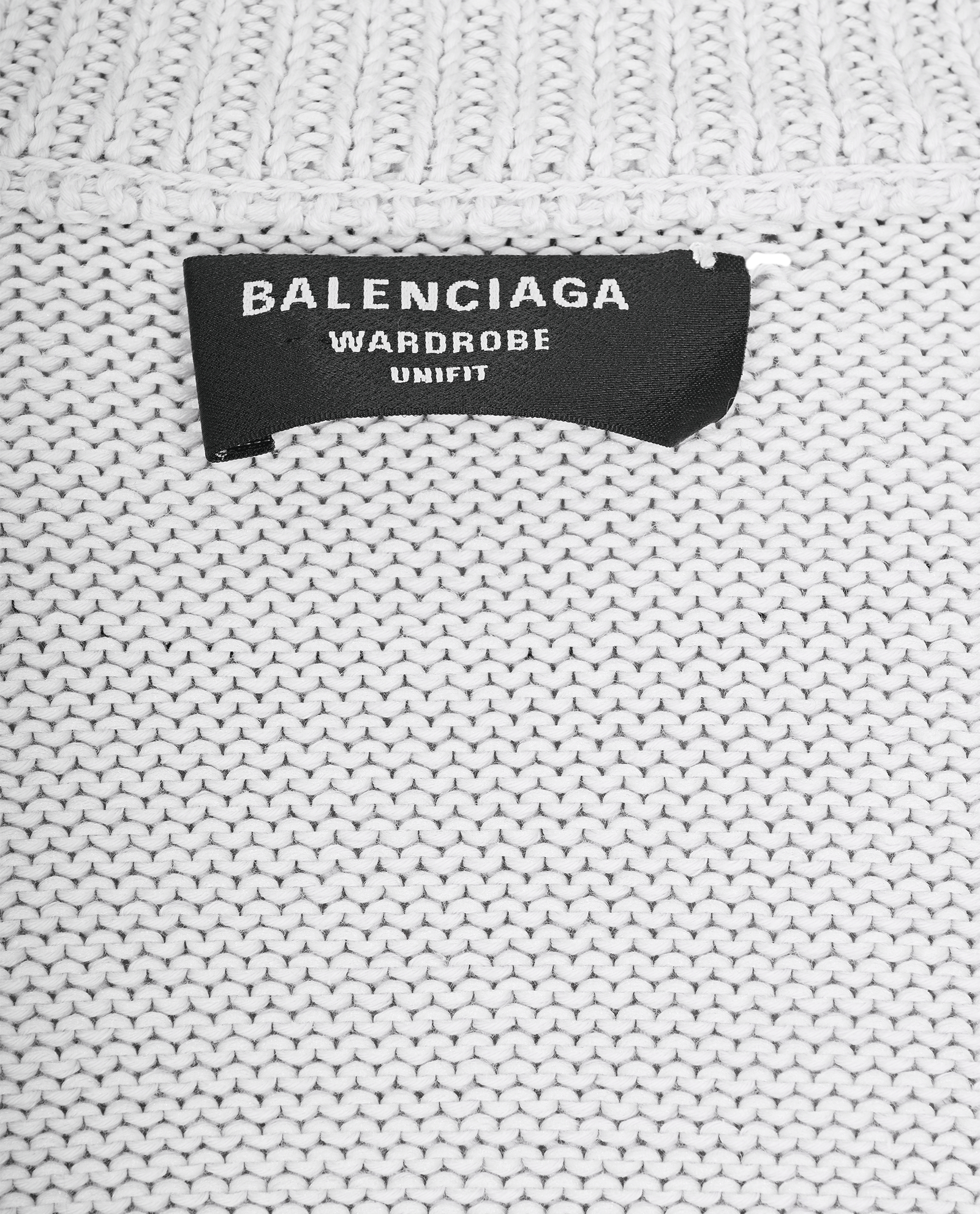 Balenciaga Double D Knit Crewneck, &pound;220, Clothing, Grey, Cotton, Other view