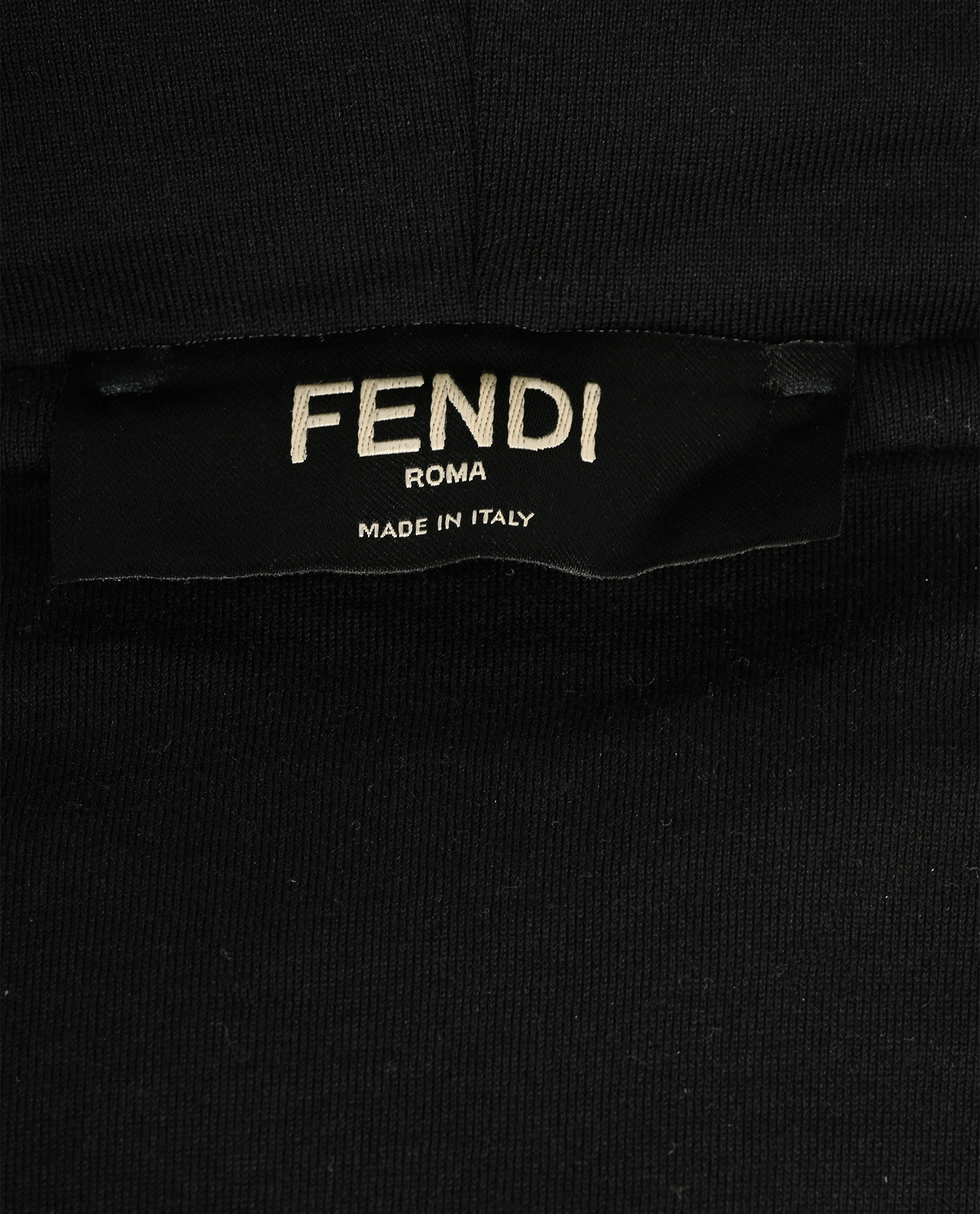Fendi FF Hoodie, &pound;250, Clothing, Black, Cotton, Other view