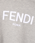 Fendi Logo Hoodie, &pound;250, Clothing, Grey/White, Cotton, Other view