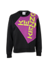 Kenzo Logo Sweatshirt, &pound;80, Clothing, Black, Cotton, Front view