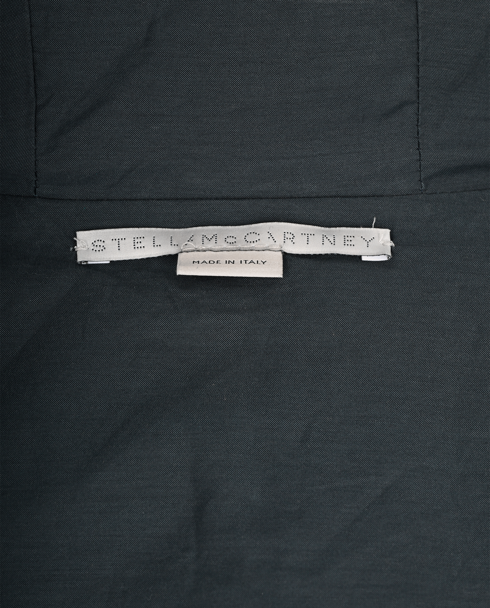 Stella McCartney V-Stripe Half-Zip Hoodie, &pound;130, Clothing, Blue, Cotton/Linen, Other view