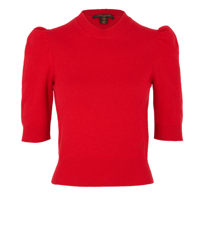 Louis Vuitton Vintage Jumper, &pound;175, Clothing, Red, Cashmere, Front view