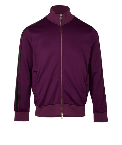 Moncler Track Jacket, &pound;160, Clothing, Purple, Cotton/Polyester (Polymer), Front view