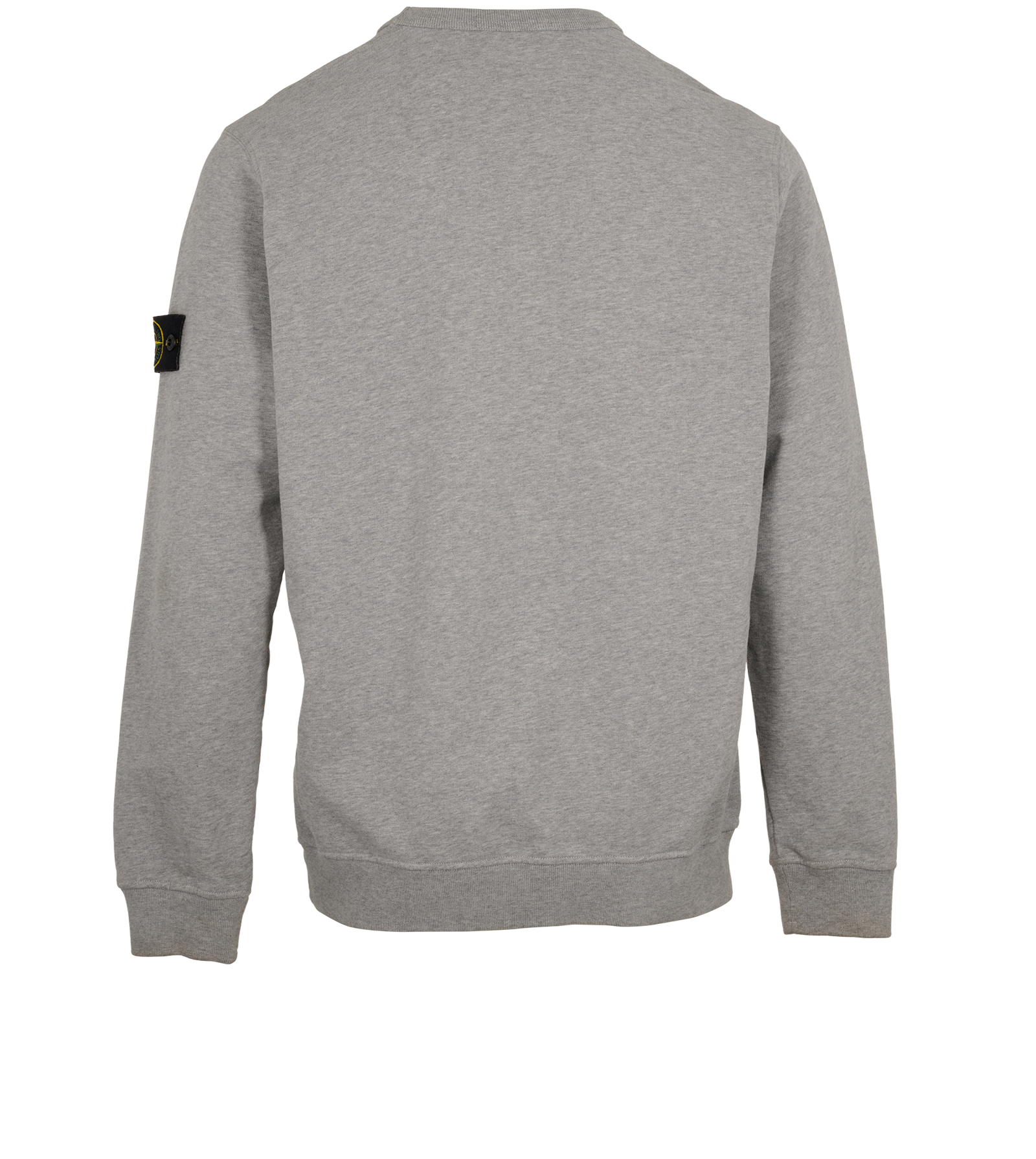 Stone Island Crewneck Sweater, &pound;150, Clothing, Grey, Cotton, Back view
