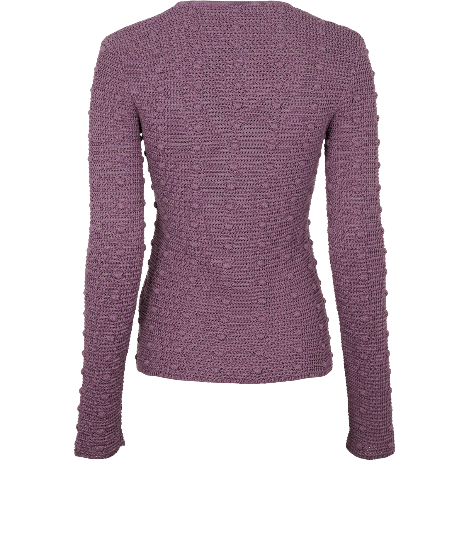 Bottega Veneta Bobble Jumper, &pound;90, Clothing, Purple, Cotton, Back view