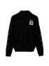 Off-White Embroidered 23 Abloh Jumper, &pound;230, Clothing, Black, Cotton, Front view