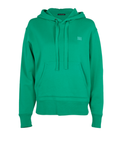 Acne Studio Ferris Face Hoodie, Cotton, Green, Sz XS, 3*