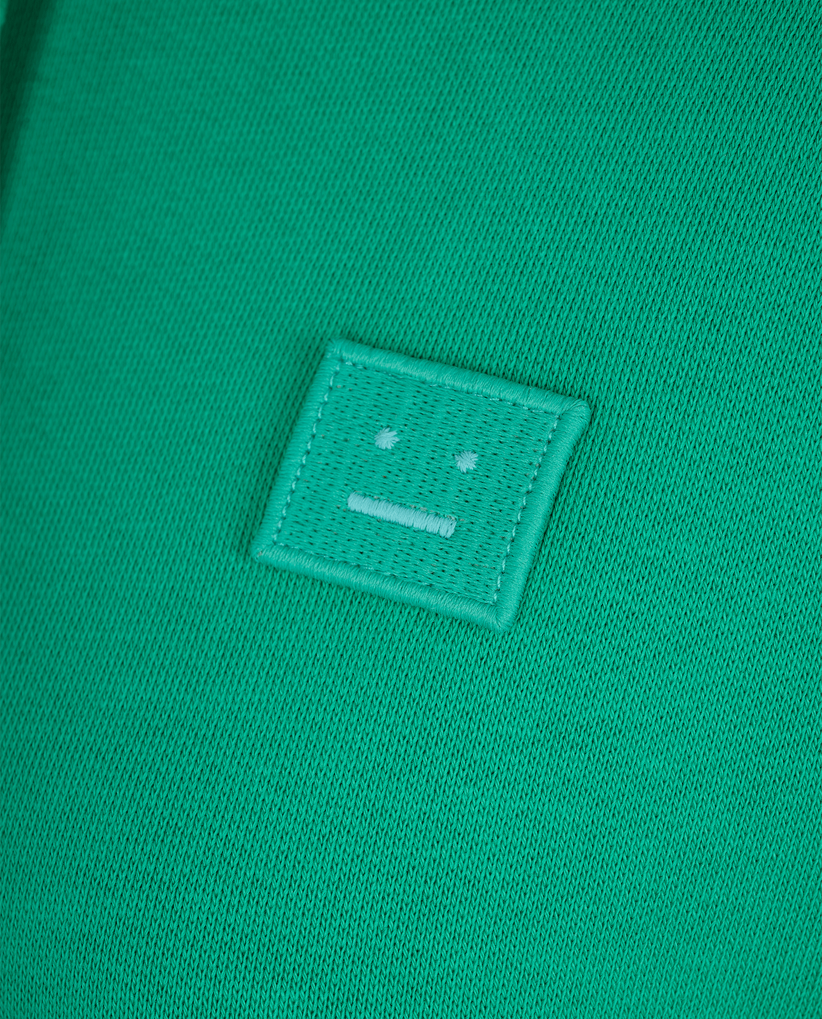 Acne Studio Ferris Face Hoodie, &pound;110, Clothing, Green, Cotton, Other view