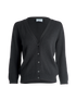Prada Elbow Patch Cardigan, &pound;90, Clothing, Black, Cashmere, Front view