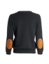 Prada Elbow Patch Cardigan, &pound;90, Clothing, Black, Cashmere, Back view