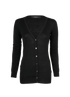 Versace Cardigan, &pound;250, Clothing, Black, Wool, Front view