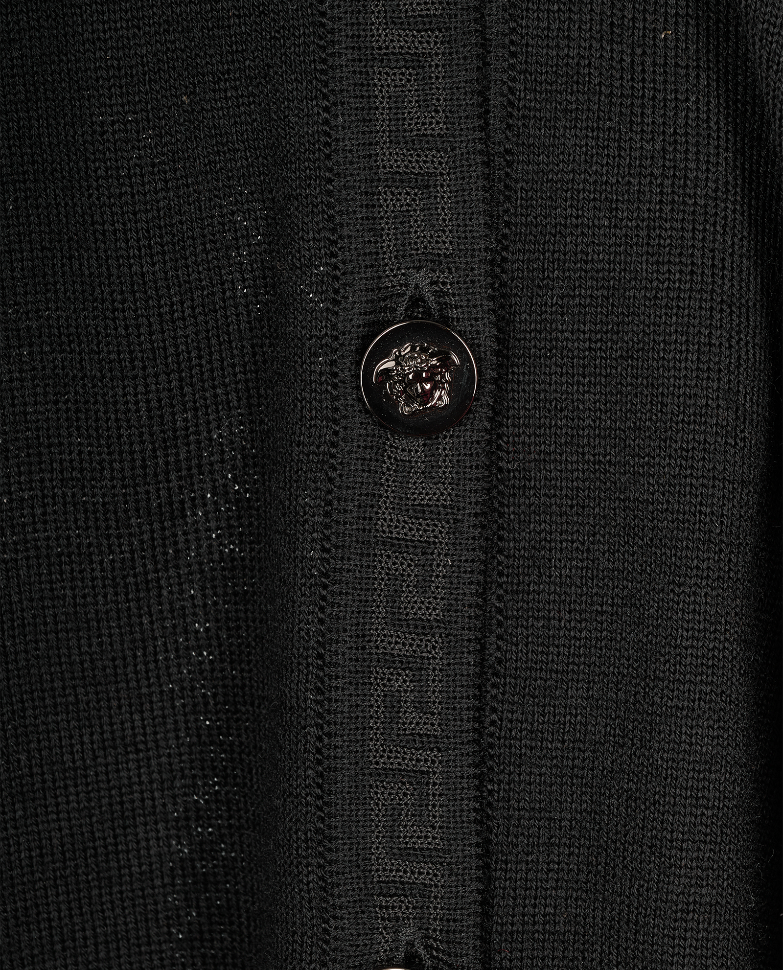 Versace Cardigan, &pound;250, Clothing, Black, Wool, Other view