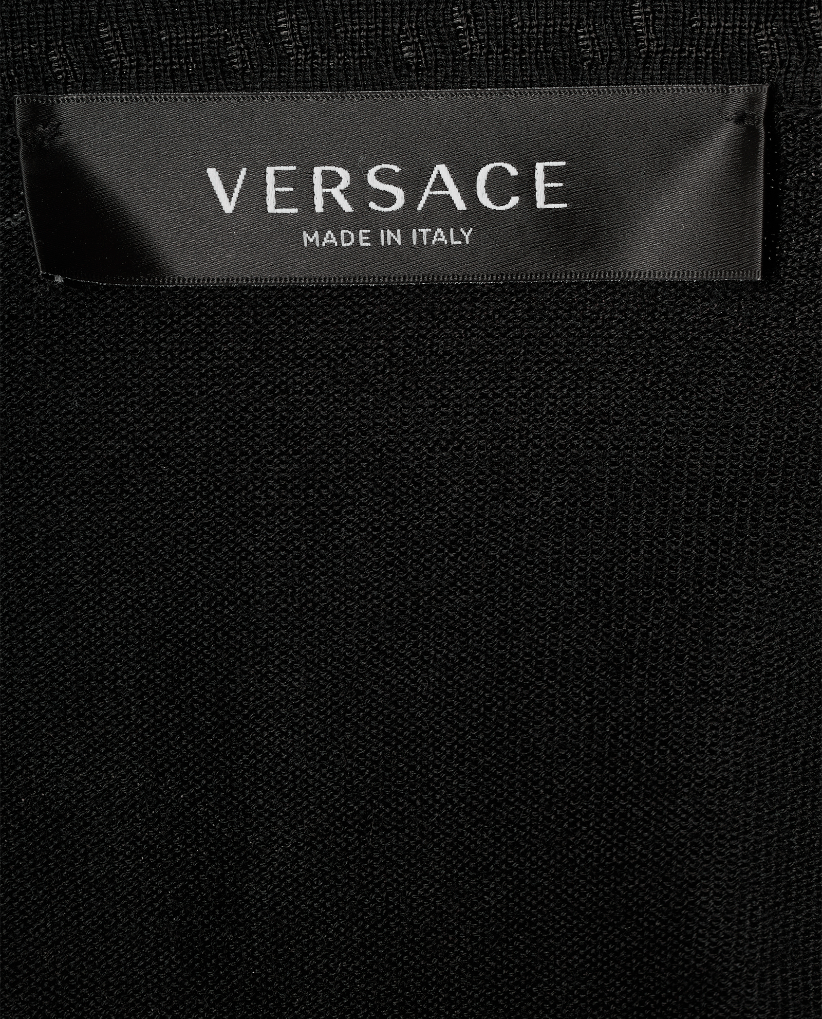 Versace Cardigan, &pound;250, Clothing, Black, Wool, Other view