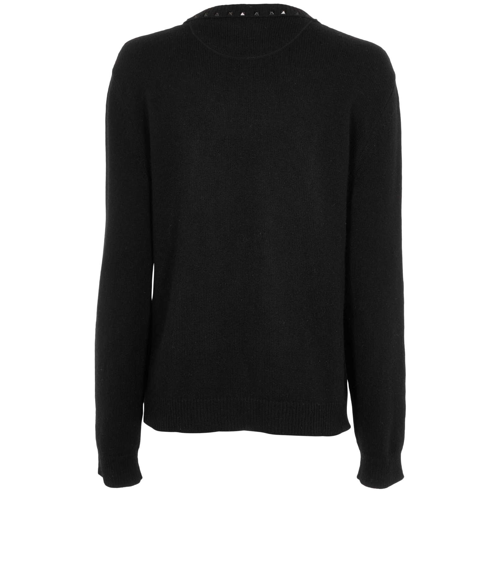 Valentino Rockstud Jumper, &pound;320, Clothing, Black, Cashmere, Back view