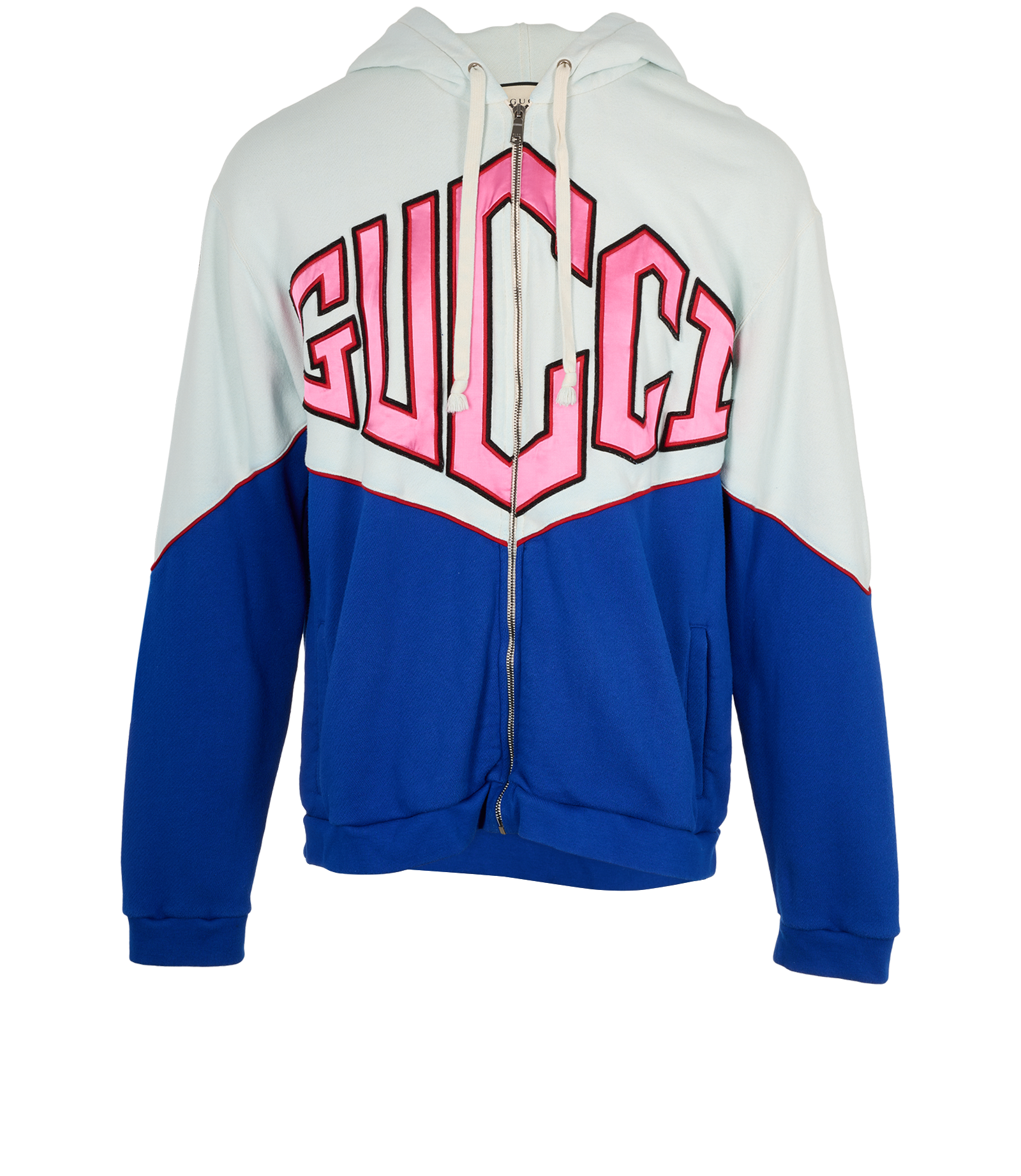 Pre-loved Gucci Diamond Logo Zipped Hoodie - £320