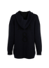 Christian Dior J'Adore 8 Hoodie, &pound;650, Clothing, Navy, Cashmere, Back view