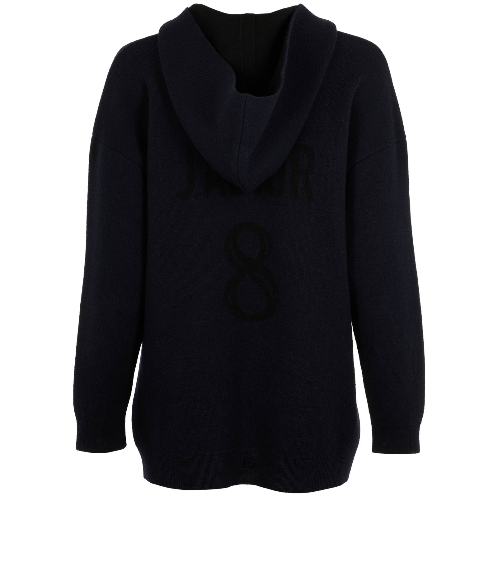 Christian Dior J'Adore 8 Hoodie, &pound;650, Clothing, Navy, Cashmere, Back view