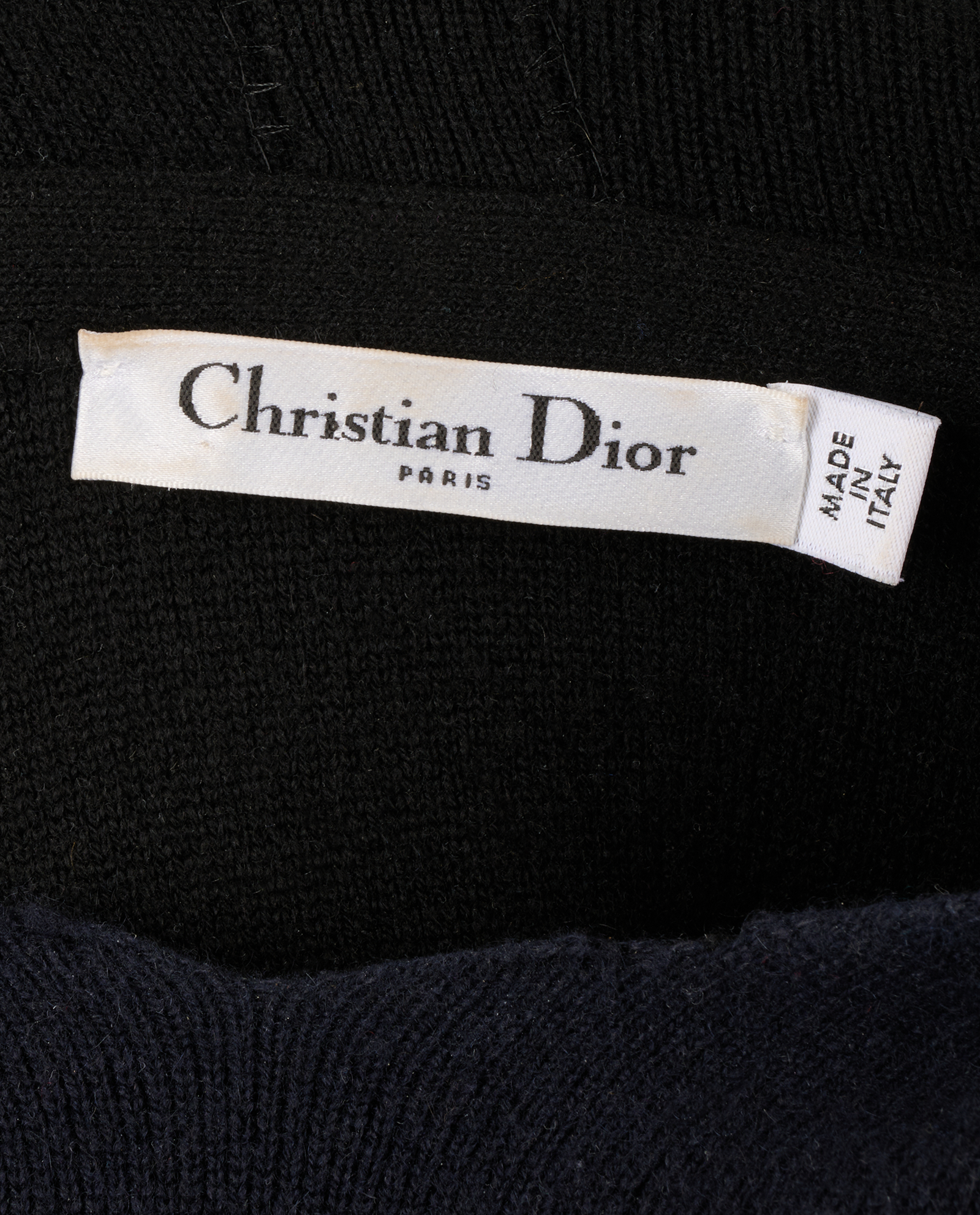 Christian Dior J'Adore 8 Hoodie, &pound;650, Clothing, Navy, Cashmere, Other view
