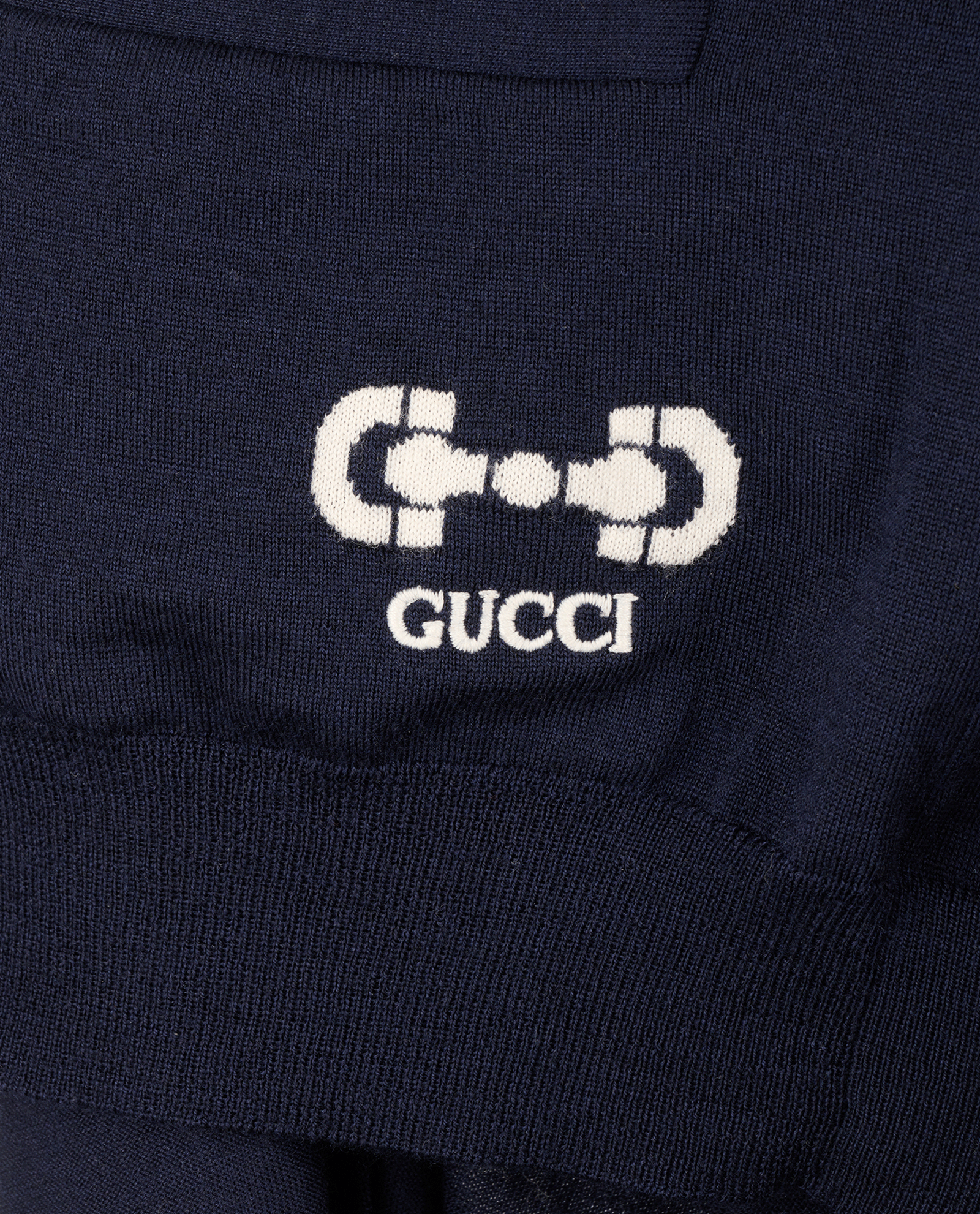 Gucci Horsebit Cardigan, &pound;290, Clothing, Navy, Wool, Other view