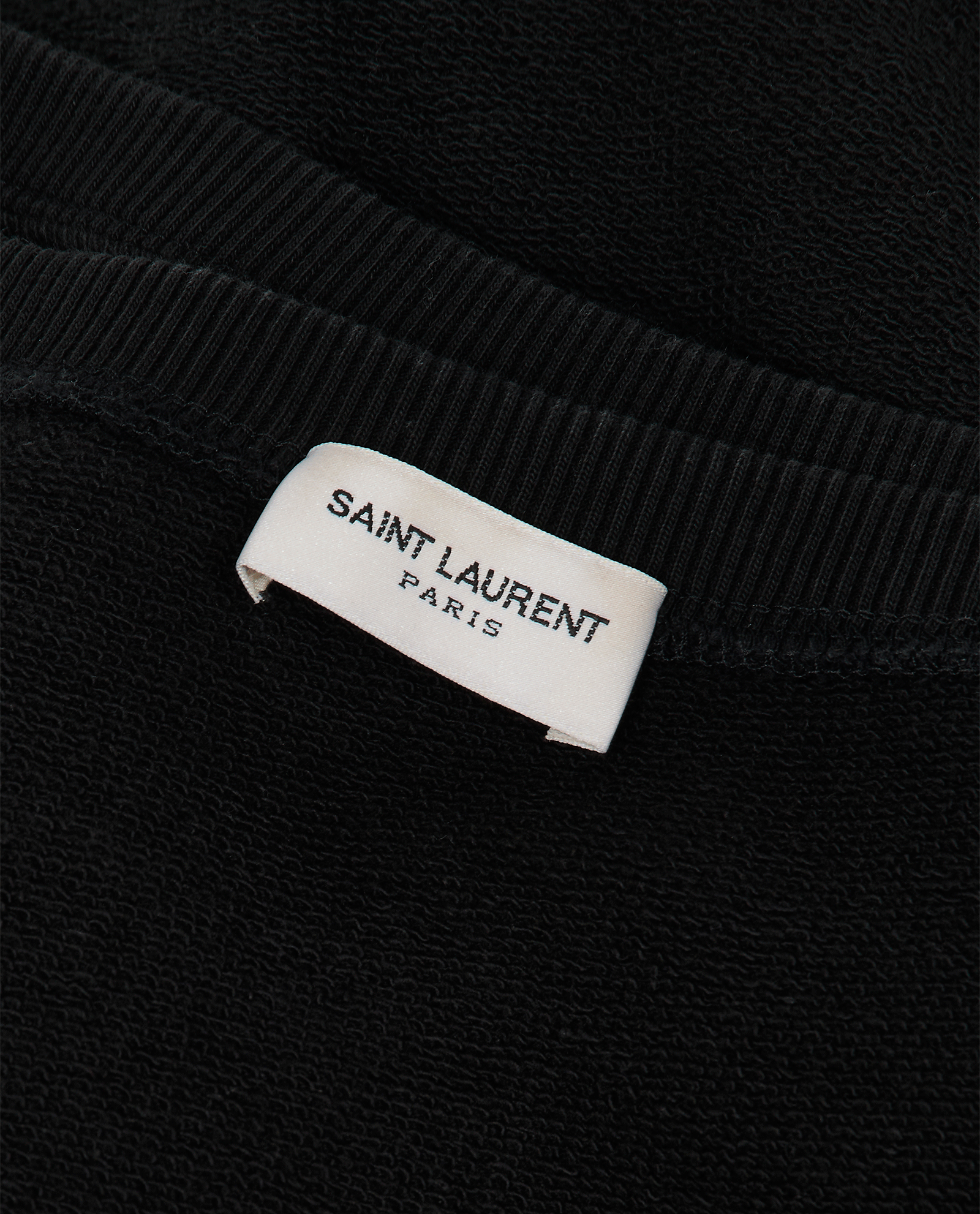 Saint Laurent Sun Print Sweatshirt, &pound;250, Clothing, Black, Cotton, Other view