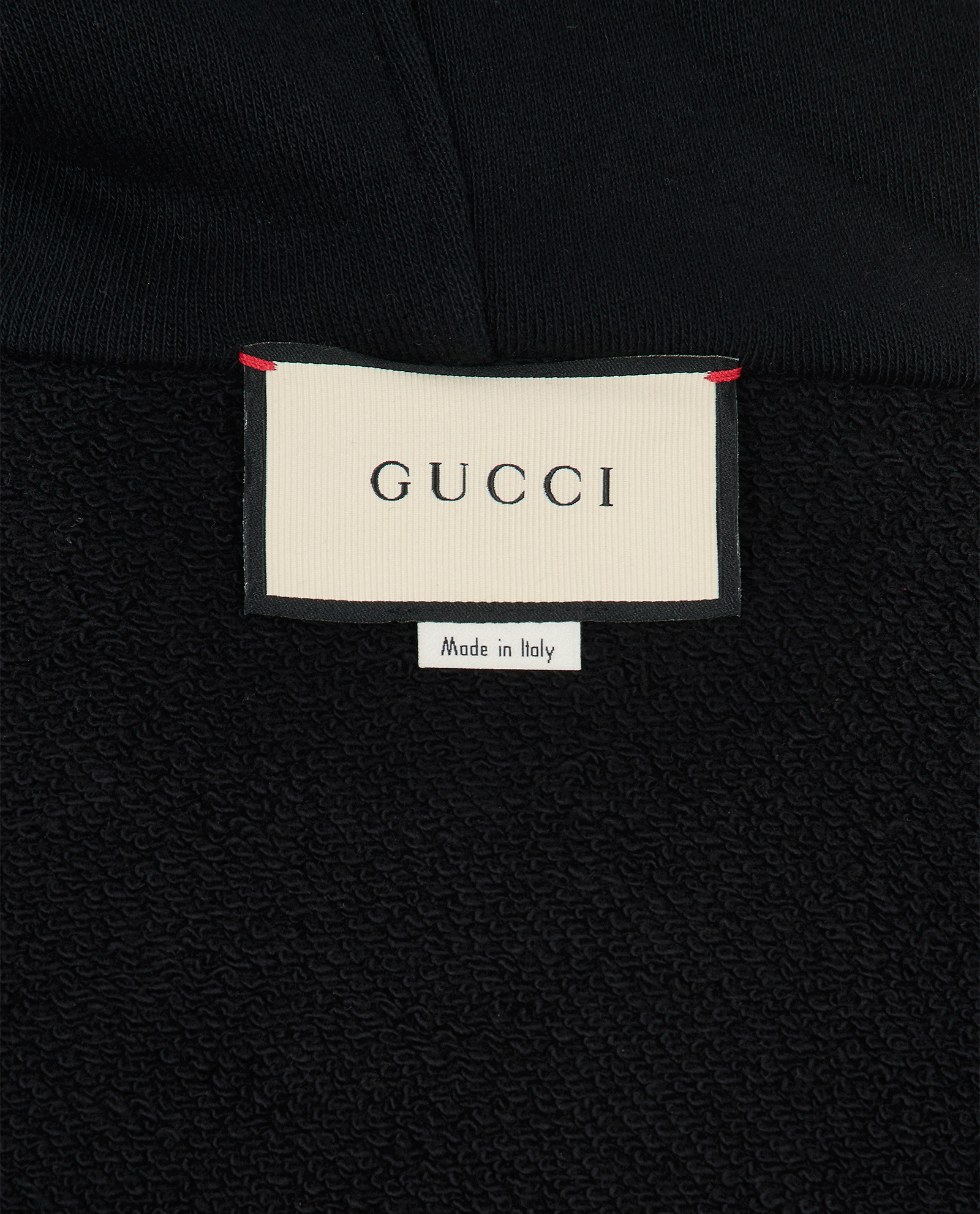 Gucci GUCCY & Star Print Hoodie, &pound;350, Clothing, Black, Cotton, Other view