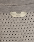 Fendi Perforated Gradient Jumper, &pound;150, Clothing, Grey, Silk/Wool, Other view