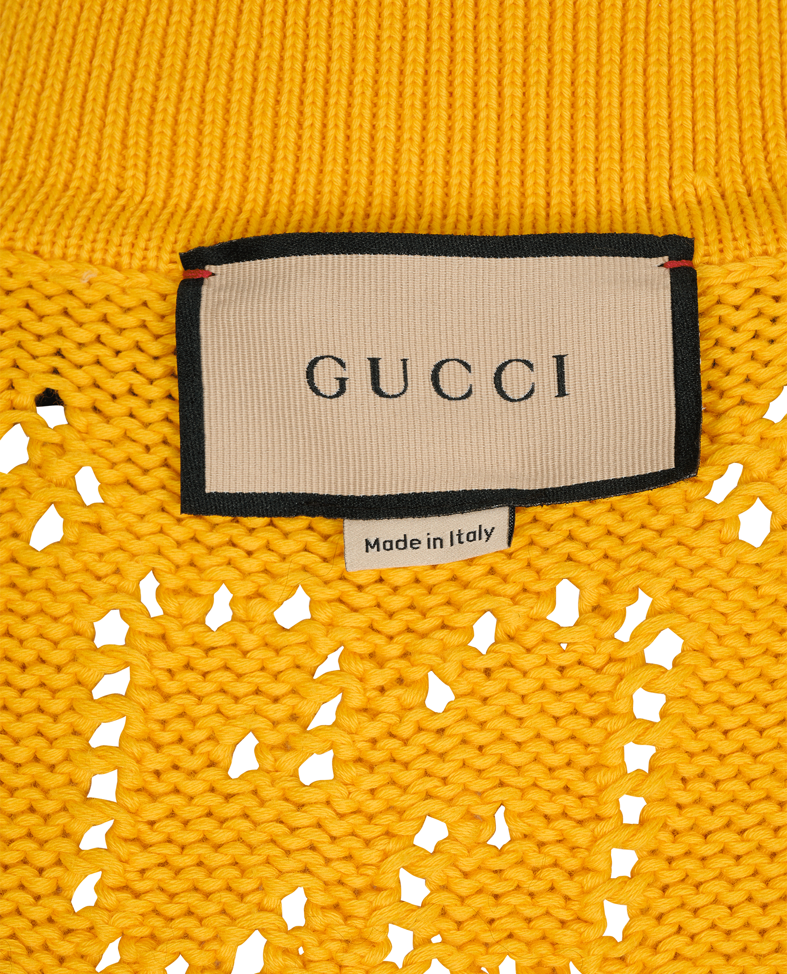 Gucci Knitwear Sweater, &pound;395, Clothing, Yellow, Cotton, Other view