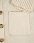 Khaite Lavan Cropped Cardigan, &pound;420, Clothing, Cream, Cashmere, Other view