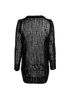 Sainr Laurent Loose Knit Oversized Cardigan, &pound;240, Clothing, Black, Mohair/Wool, Back view