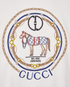 Gucci Horse Print Sweatshirt, &pound;295, Clothing, Cream, Cotton, Other view